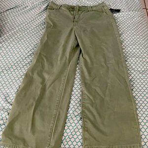 Low rise green jeans size 30